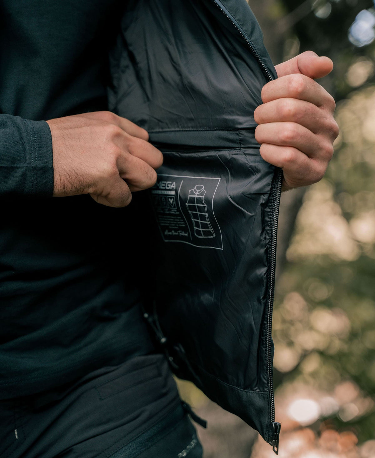 Chaleco con capucha OMEGA DOWN VEST PENTAGÓN