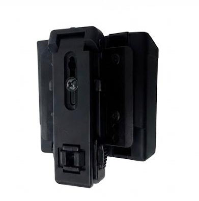 FUNDA CARGADOR DOBLE POLIMERO ROTATORIO ESP